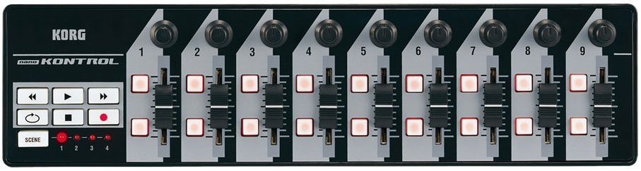 Korg nanoKONTROL Black | Controller Midi - SONOLOGY Toulouse